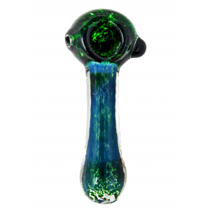 4" Emerald Green Frit Pipe [AM108]